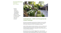 Desktop Screenshot of klostergaertnerei.ch